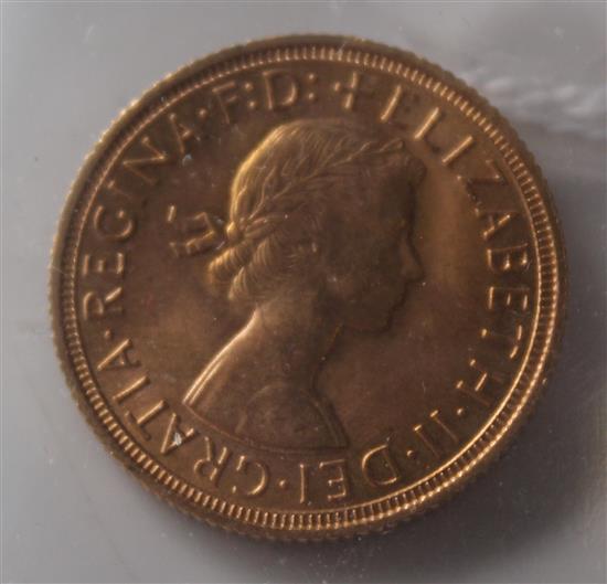 1958 gold sovereign
